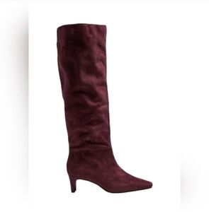 Banana Republic Burgundy Heeled Boots